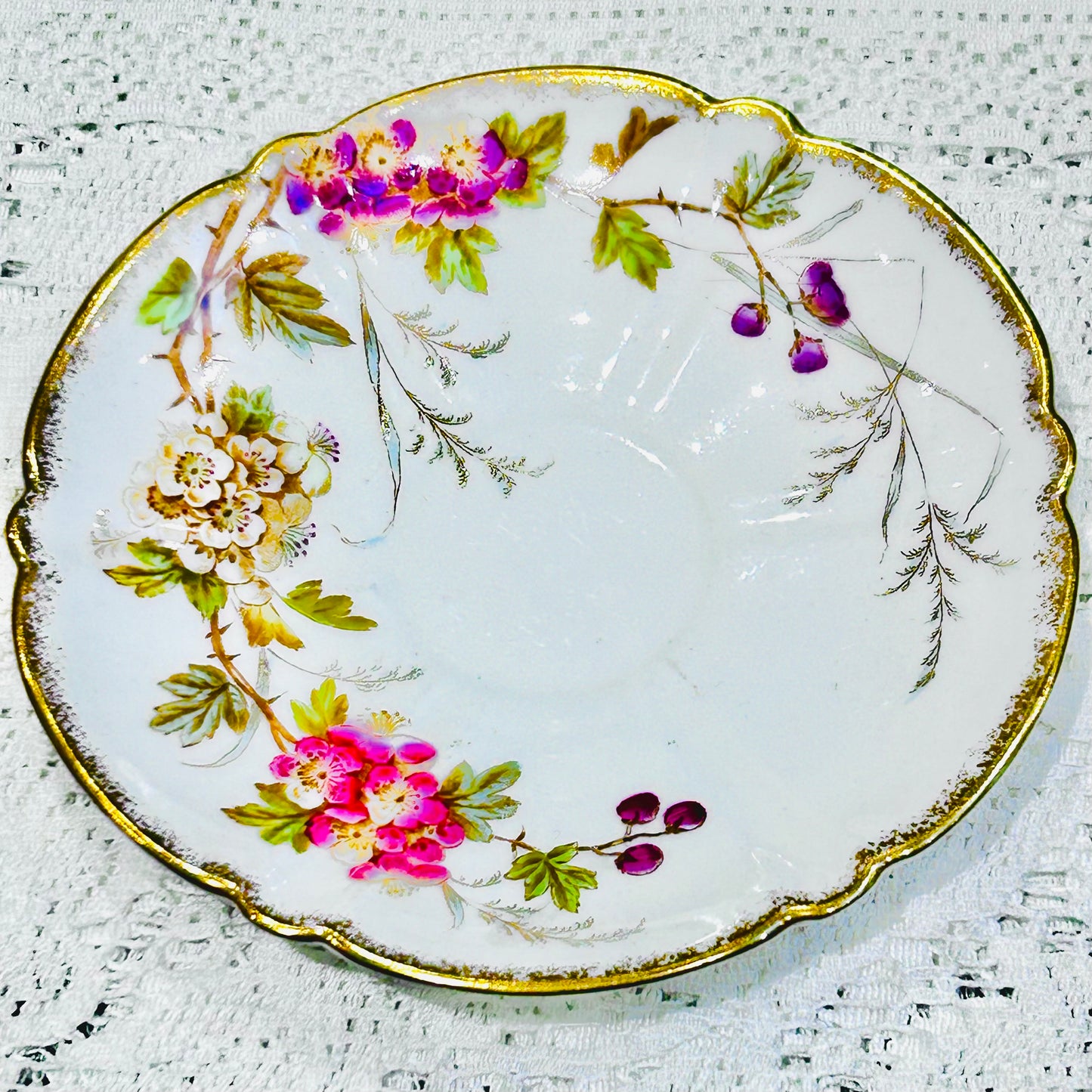 Bouquet de fleurs à soucoupe unique Aynsley