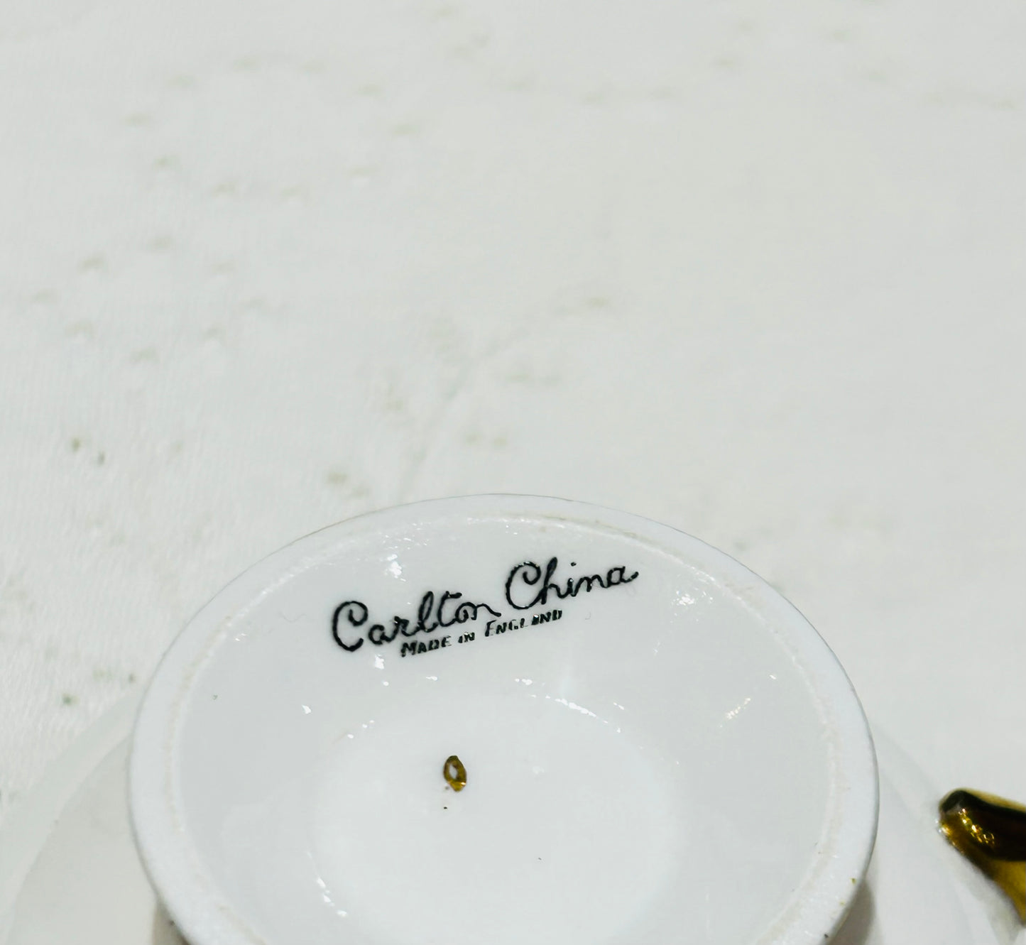 Vintage Teacups - Mid Century Blue & Gold Carltonware