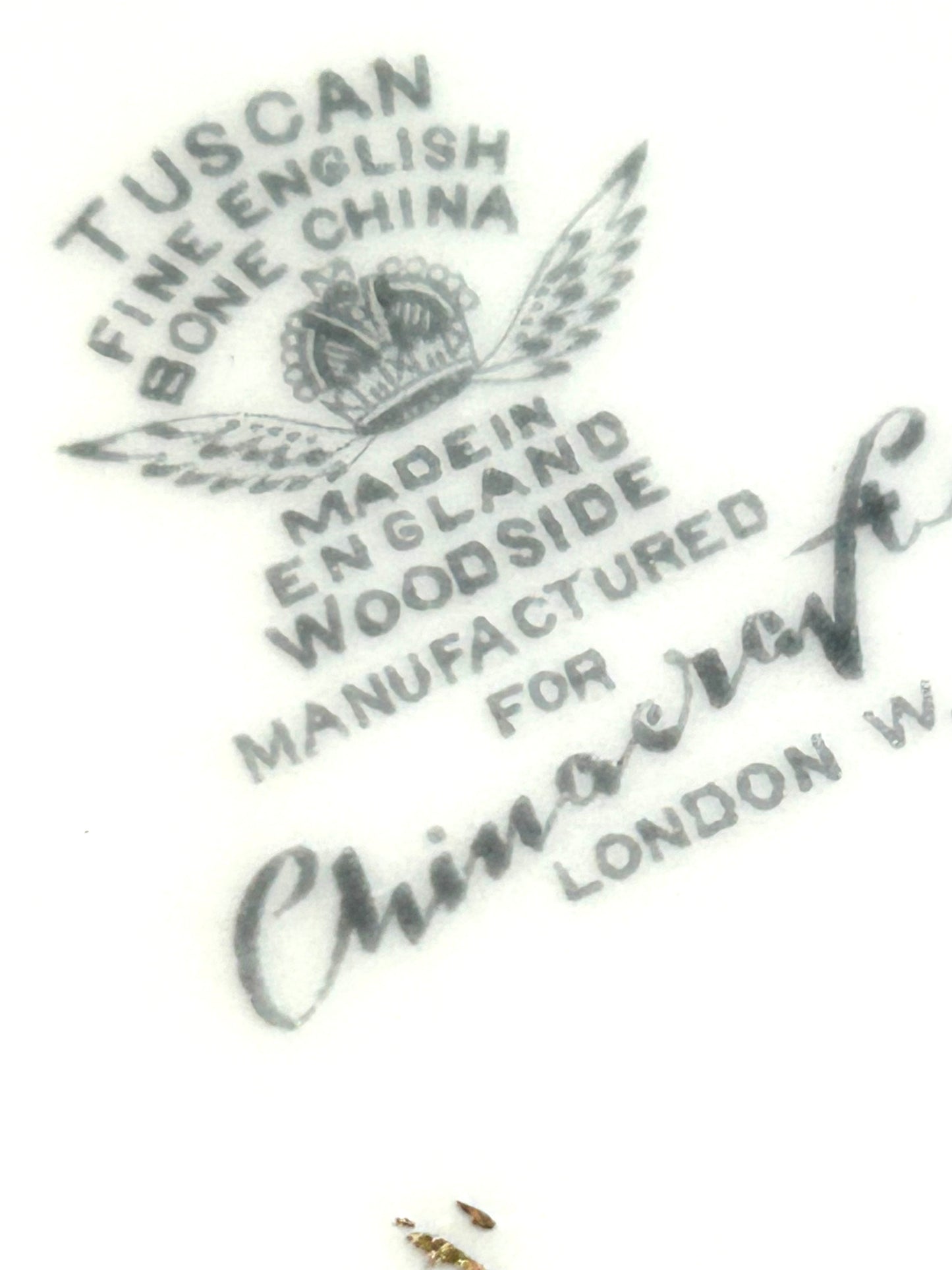 x 6 assiettes toscanes « Woodside » pour entrée/déjeuner