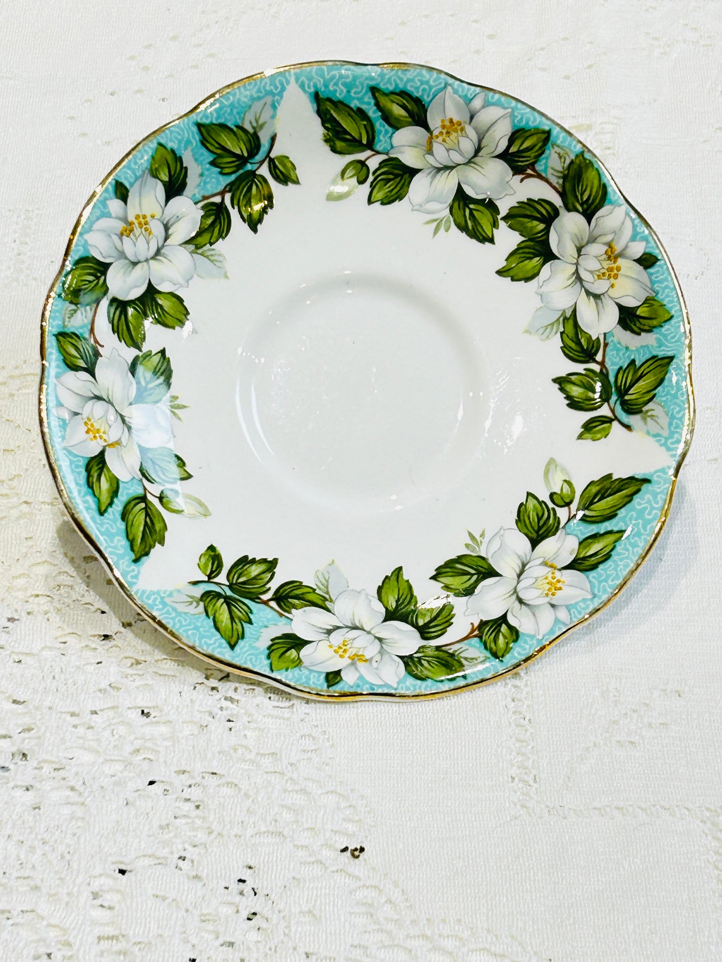 Soucoupe simple en porcelaine Gladstone - modèle Montrose