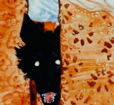 Eugène Grasset Art Print – Witches, Wolves & Haunted Forest Folklore Art Nouveau Elegance A4 Digital Art Print