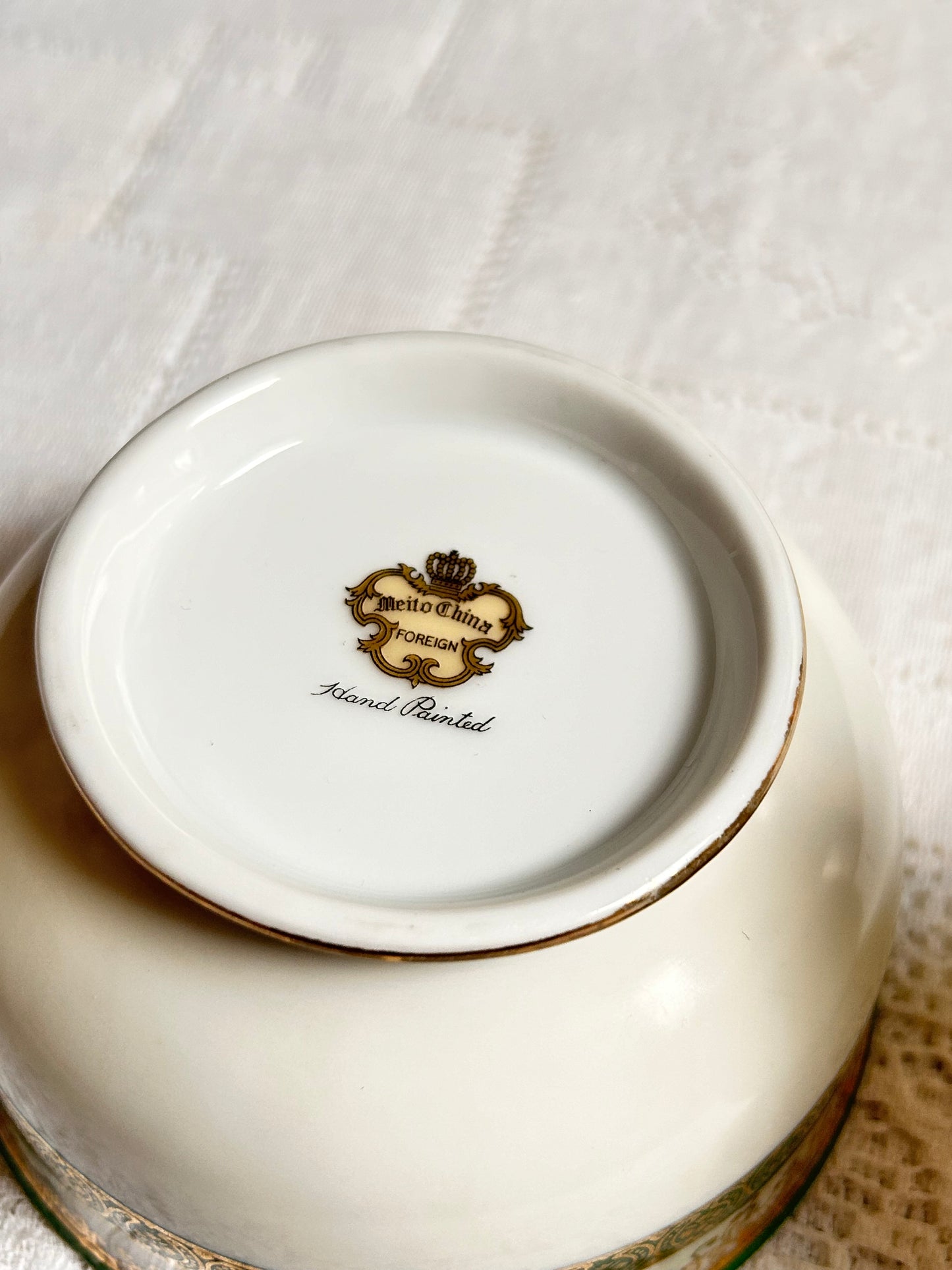 Pot à lait et sucrier Meito Japan