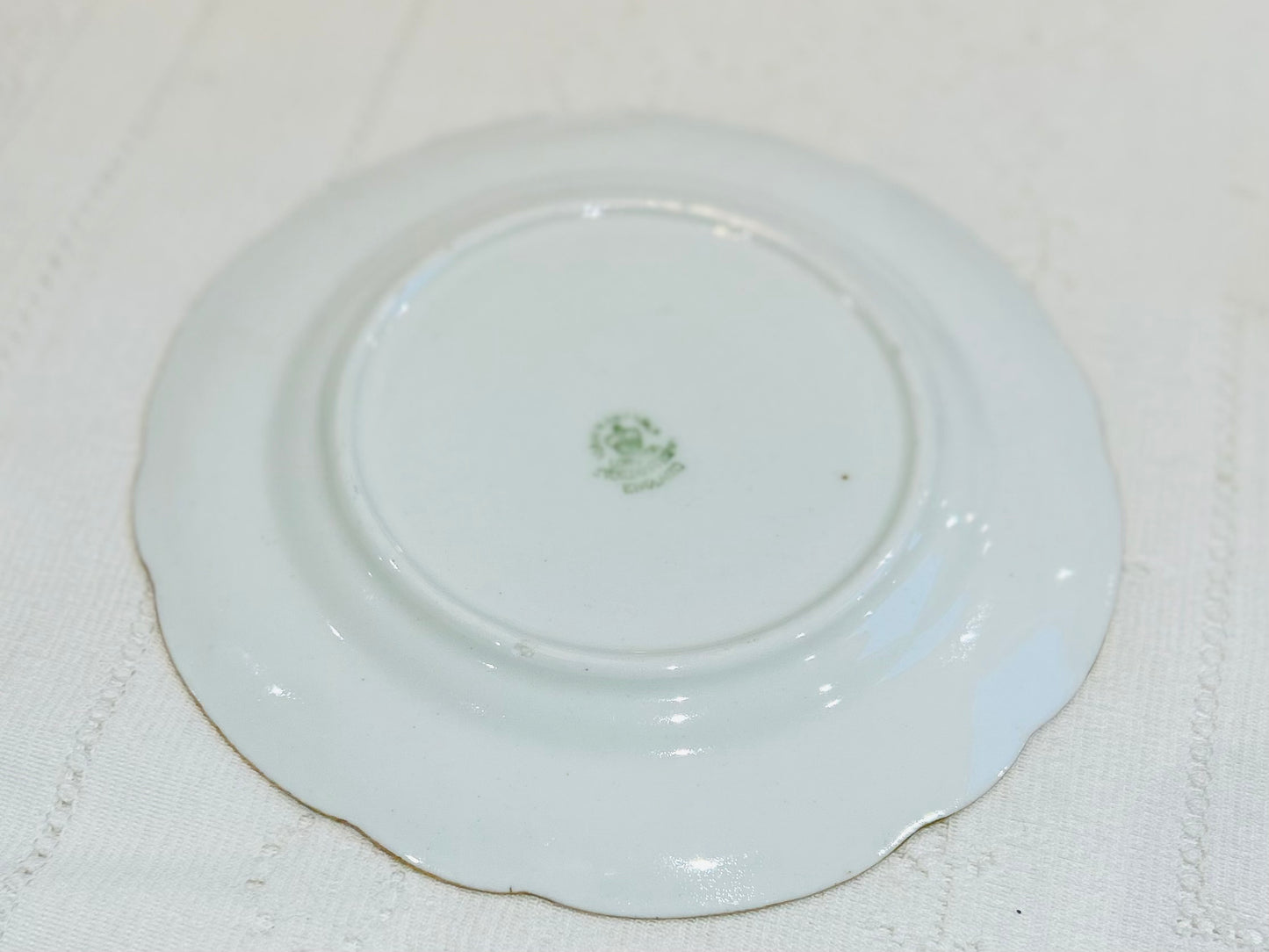 Hammersley China Vintage White & Gold Teacup & Saucer Set