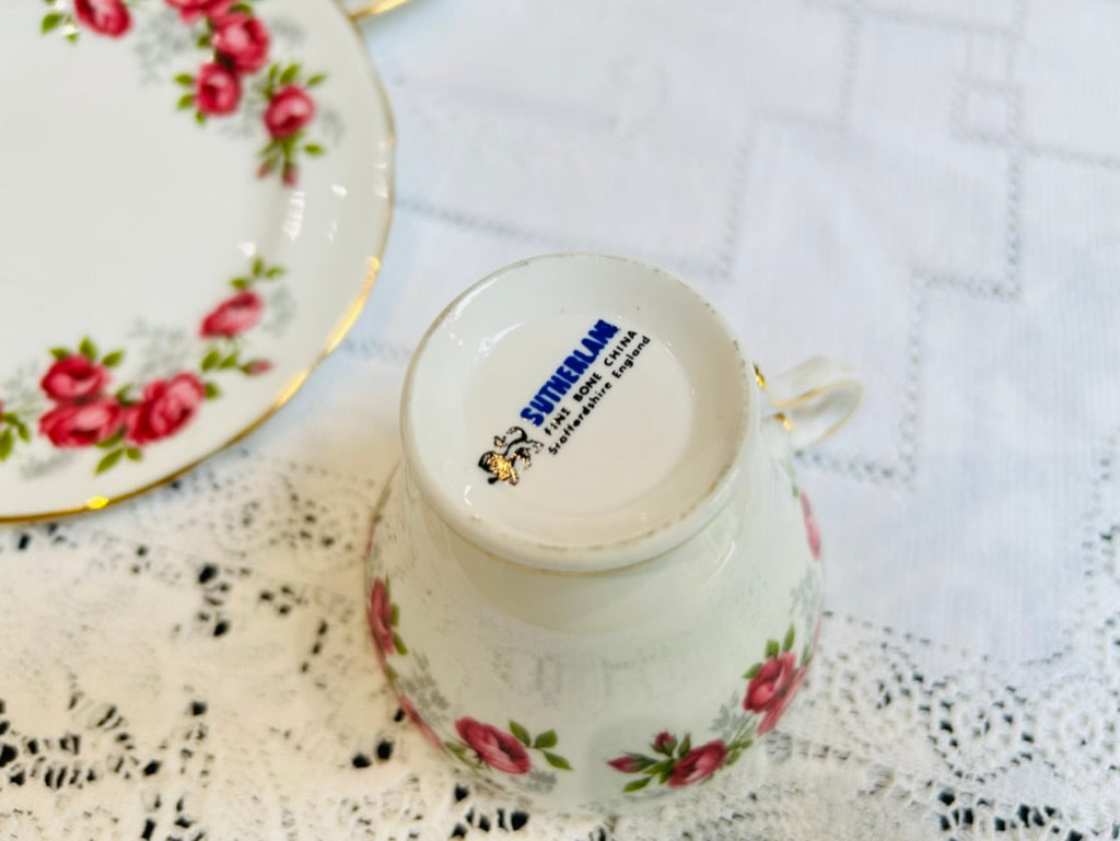 Service à thé Sutherland Pink Rose