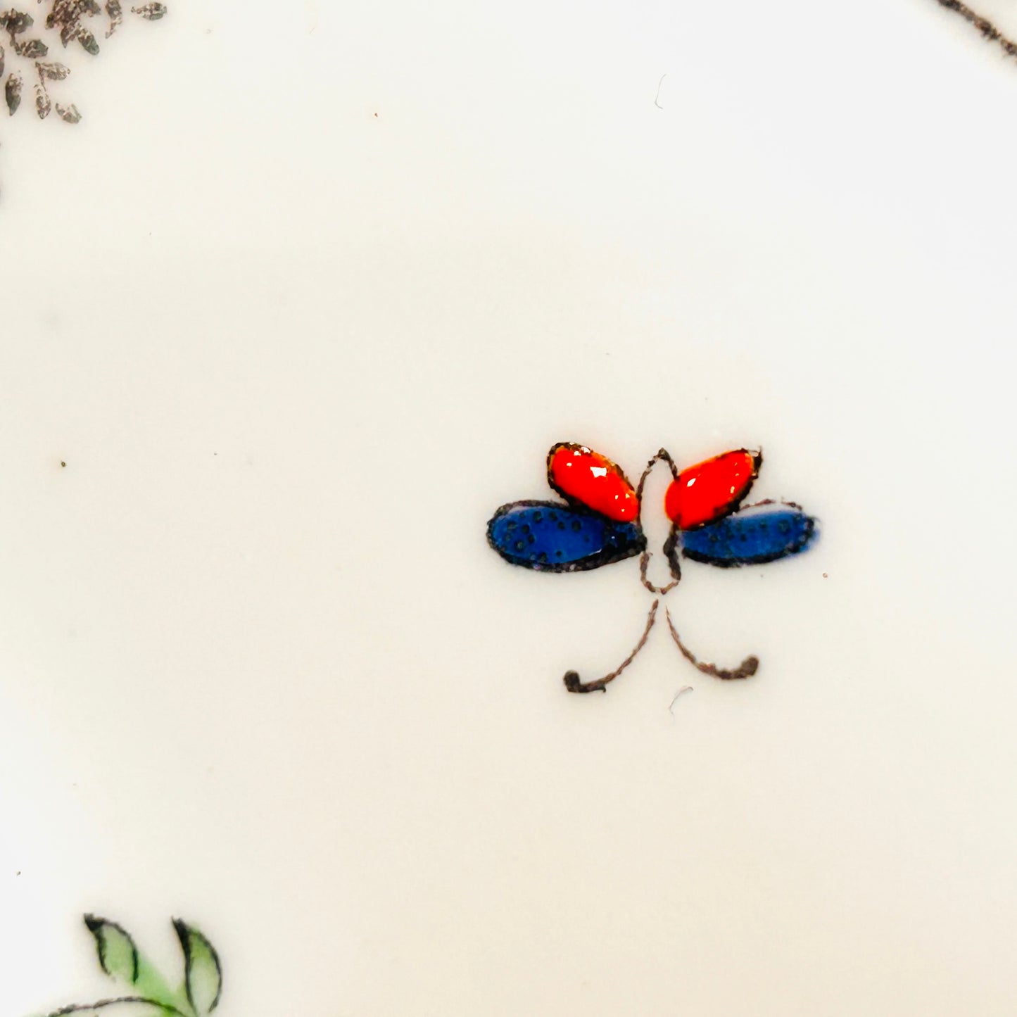 Service à thé en porcelaine toscane, assiette à gâteau pour le thé de l'après-midi, style Art Nouveau