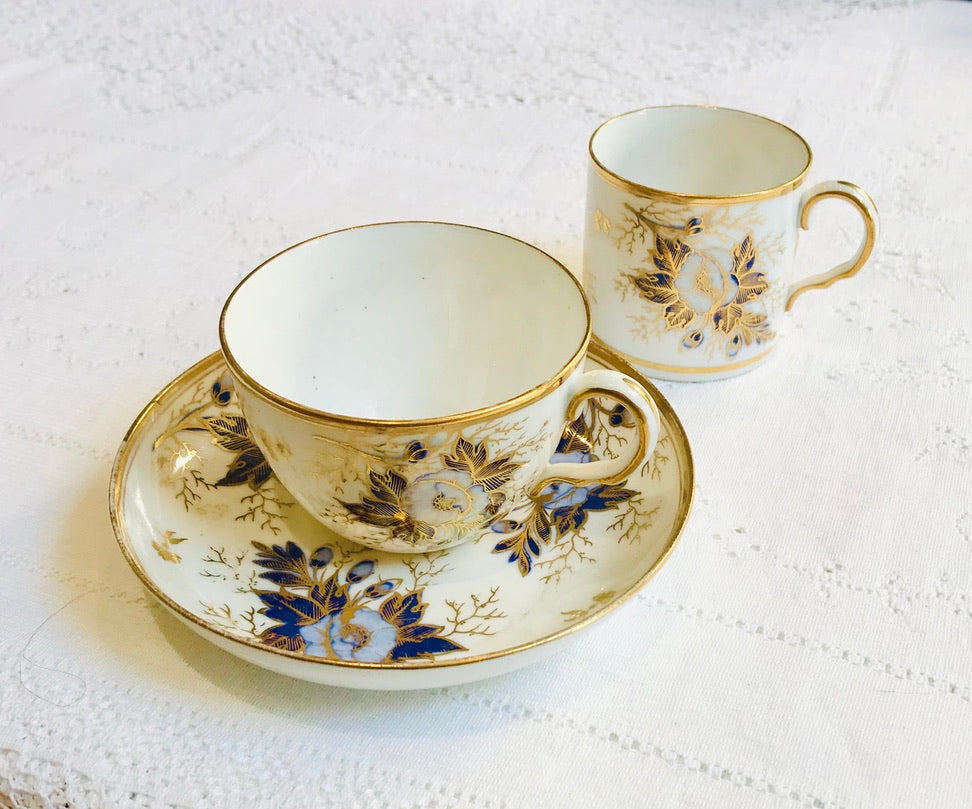 Antique Teacup & Saucer Set by Ridgeway China England