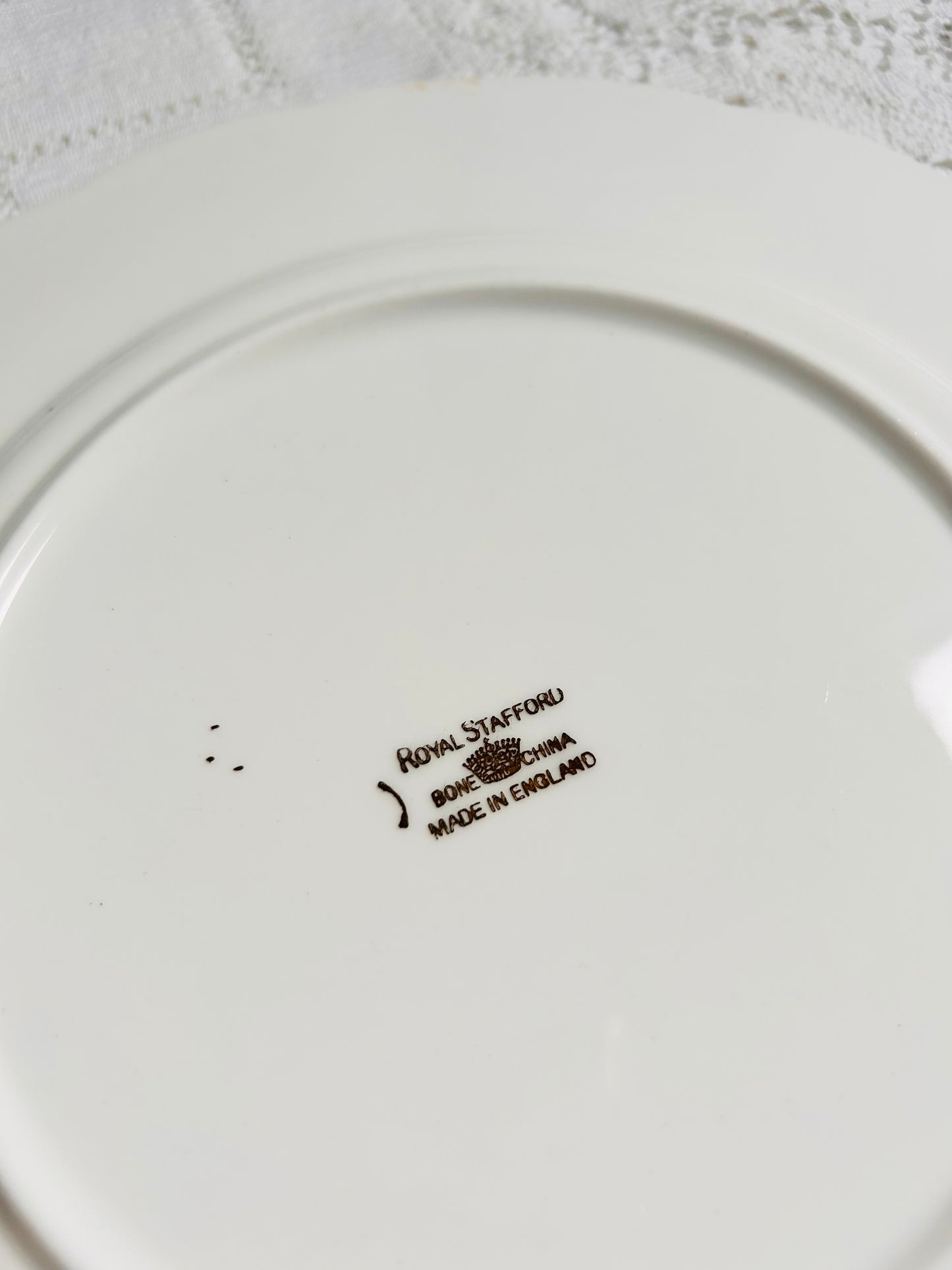 Assiette à gâteau Royal Stafford Or Rose