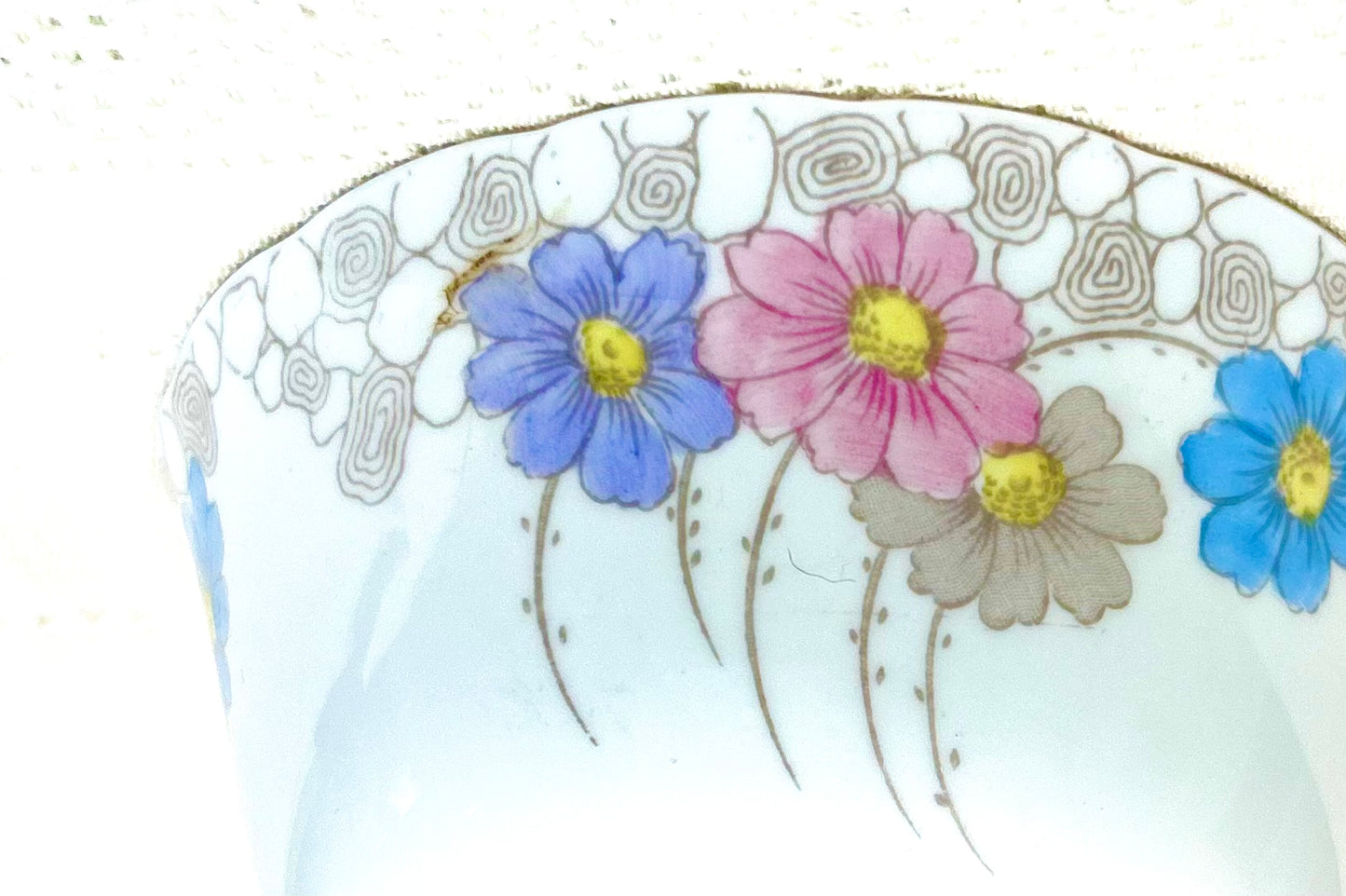 Sucrier en porcelaine toscane