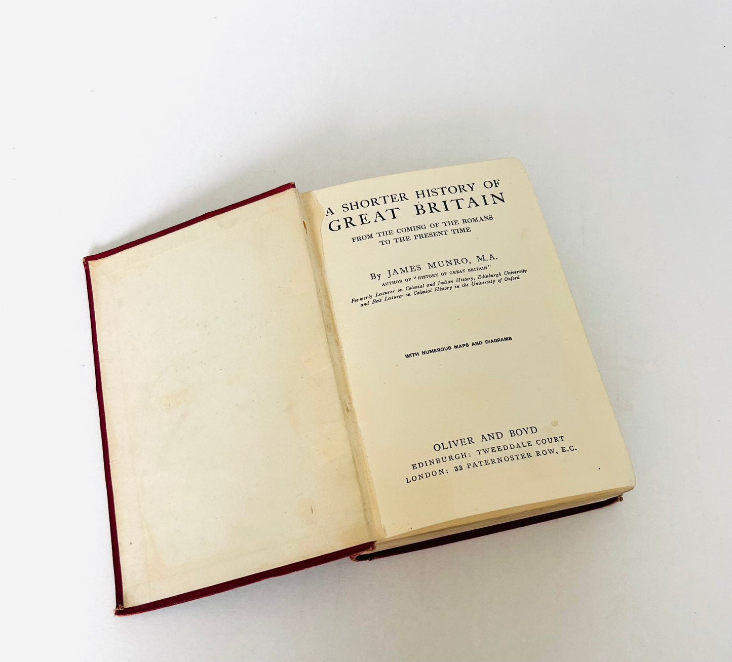 Une brève histoire de la Grande-Bretagne par Munro Livre relié