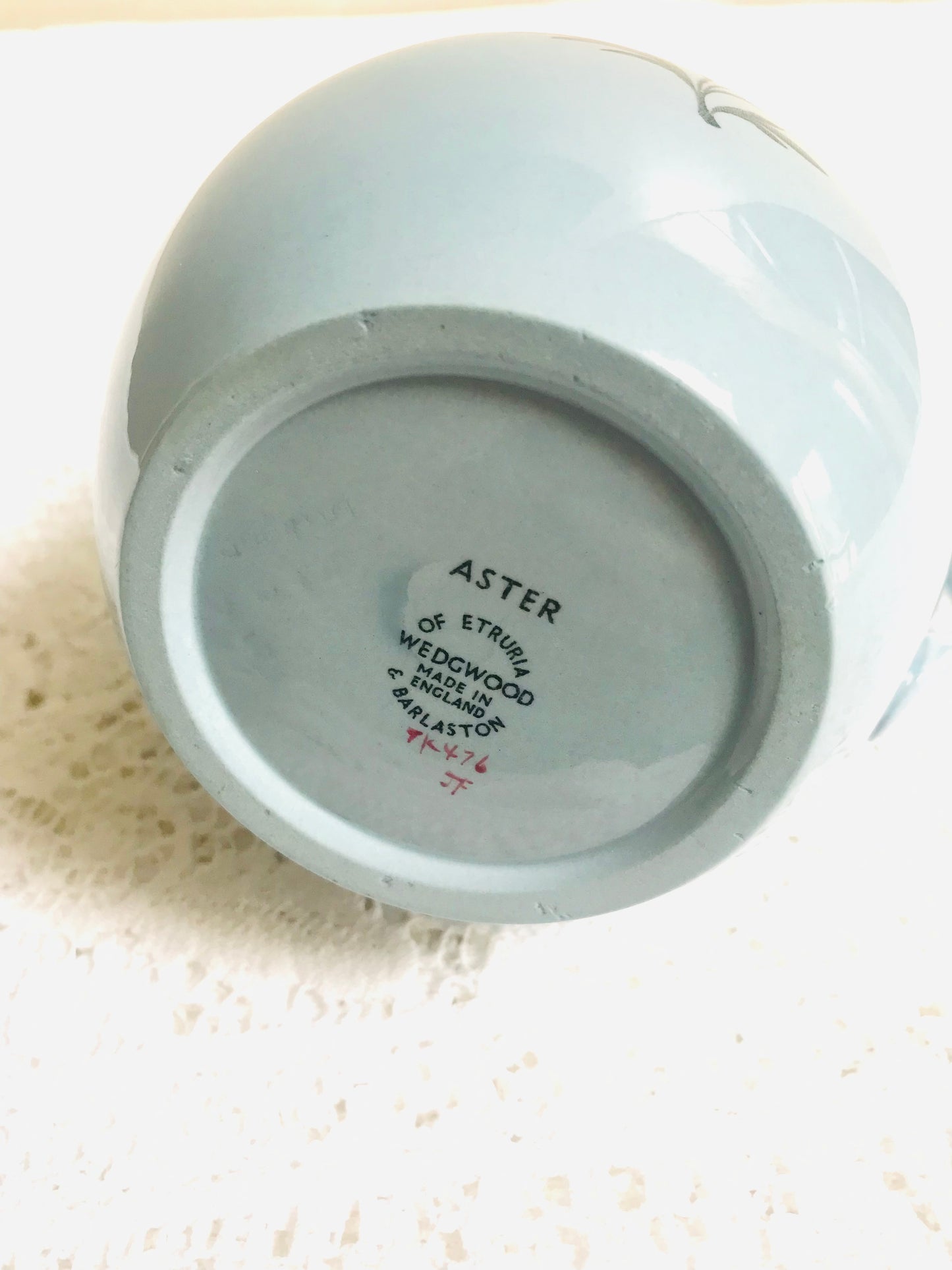 Pot à lait Wedgwood Aster - Bleu