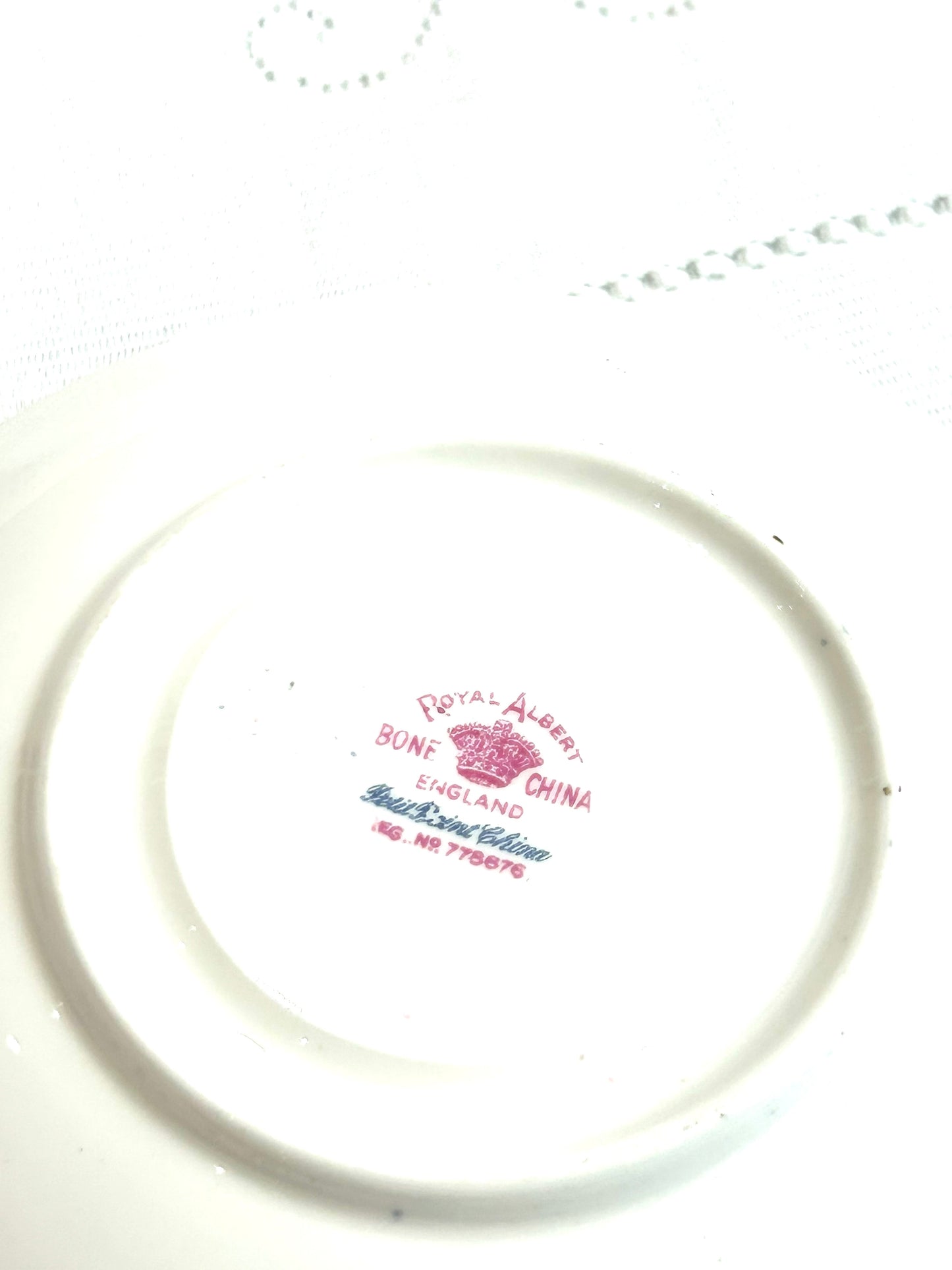 Single/Orphan Saucer Replacement Vintage China / Royal Albert “Petite Point” 1930’s