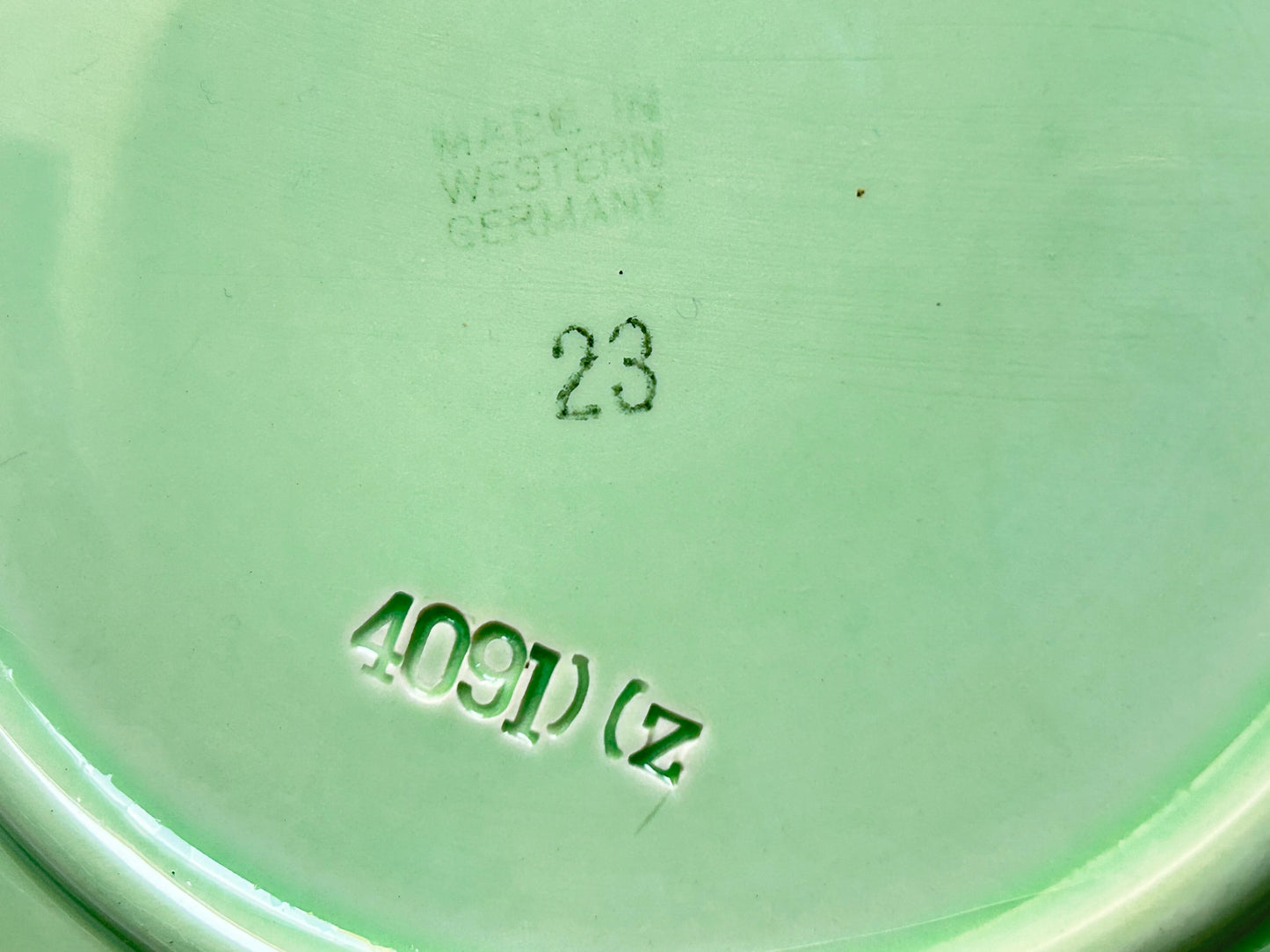 Assiette décorative allemande florale