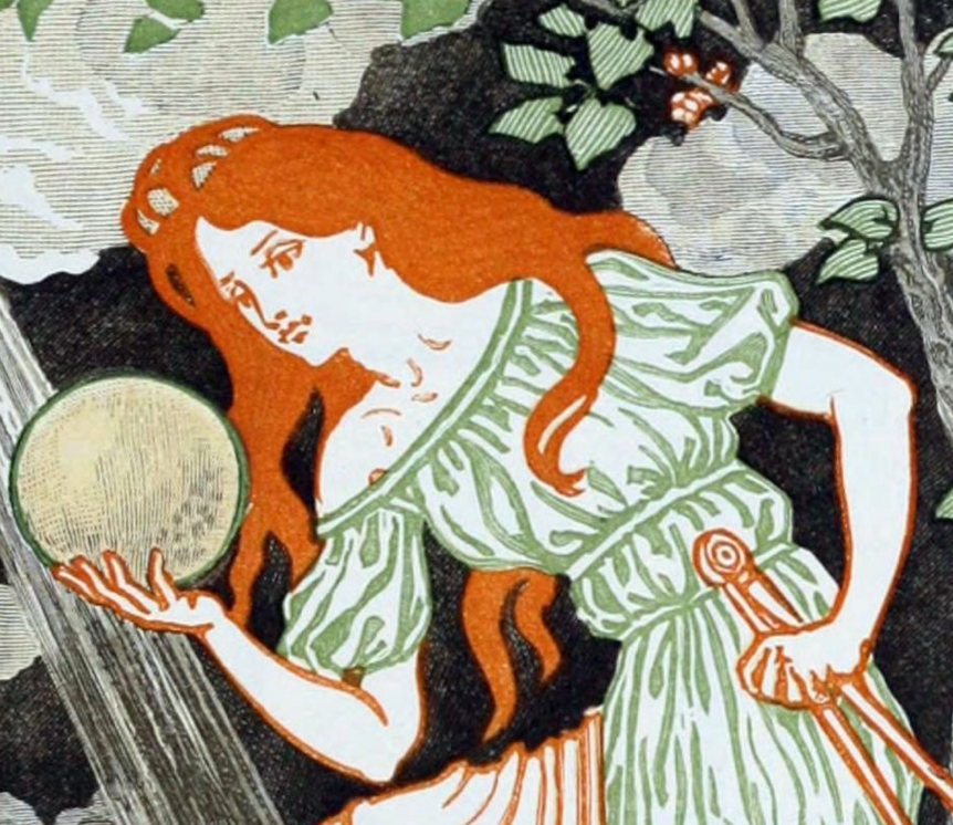 Art Nouveau Elegance: Eugène Grasset- A4 Digital Art Print