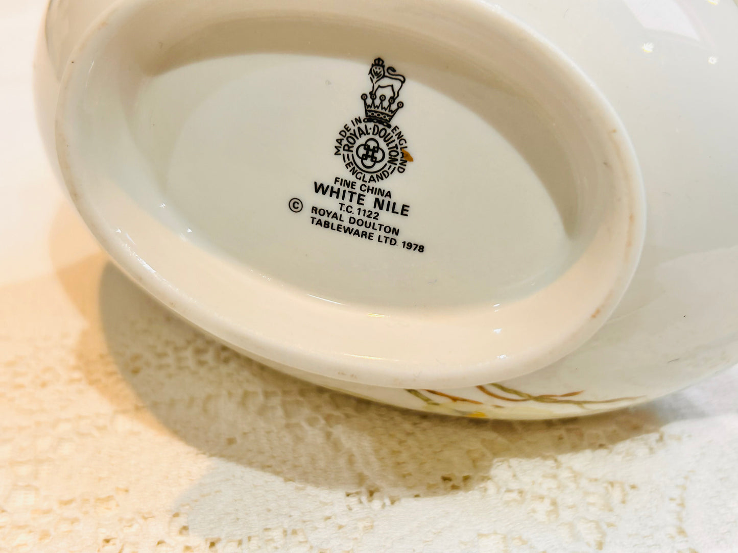 Royal Doulton "White Nile" Oval Seving Platter - Discontinued TC1122