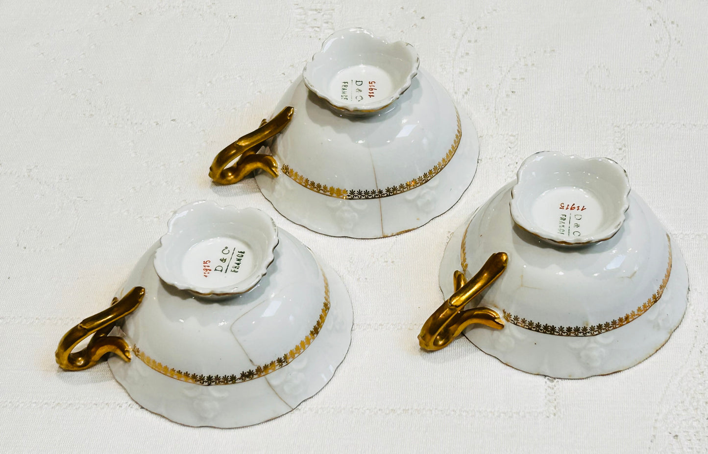 Limoge Vintage China Teacups