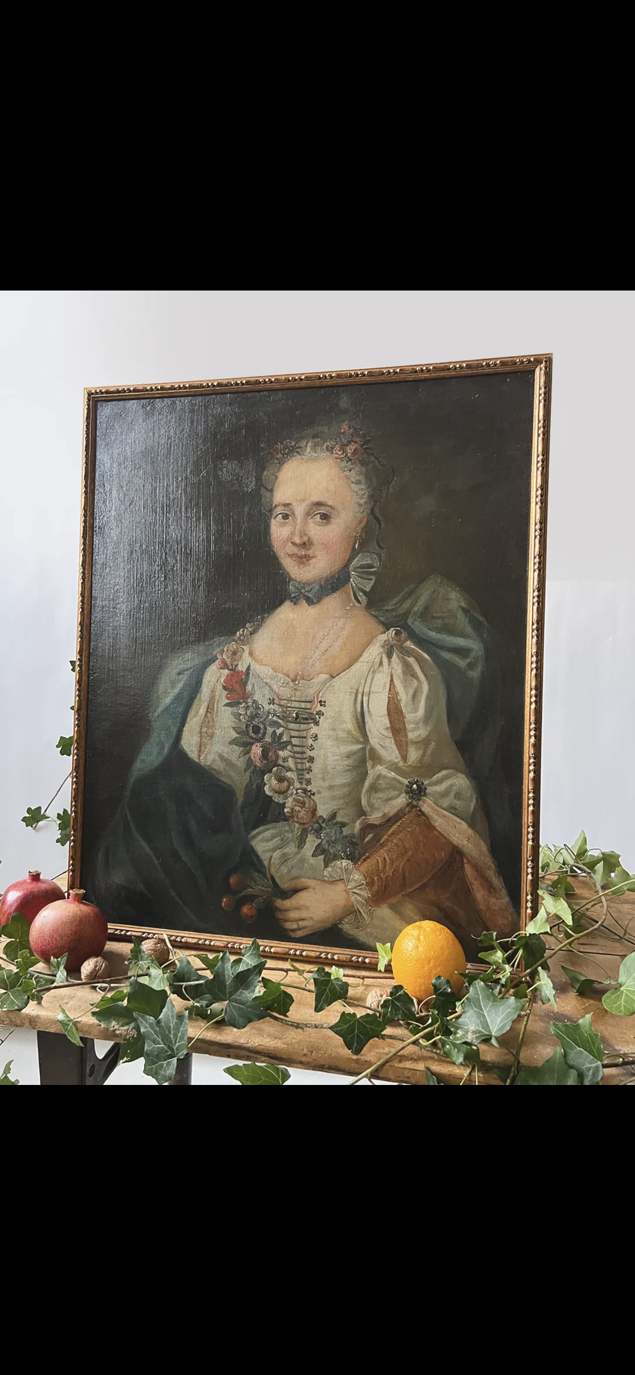 Sold - Pair of Portrait Oil Paintings On Canvas