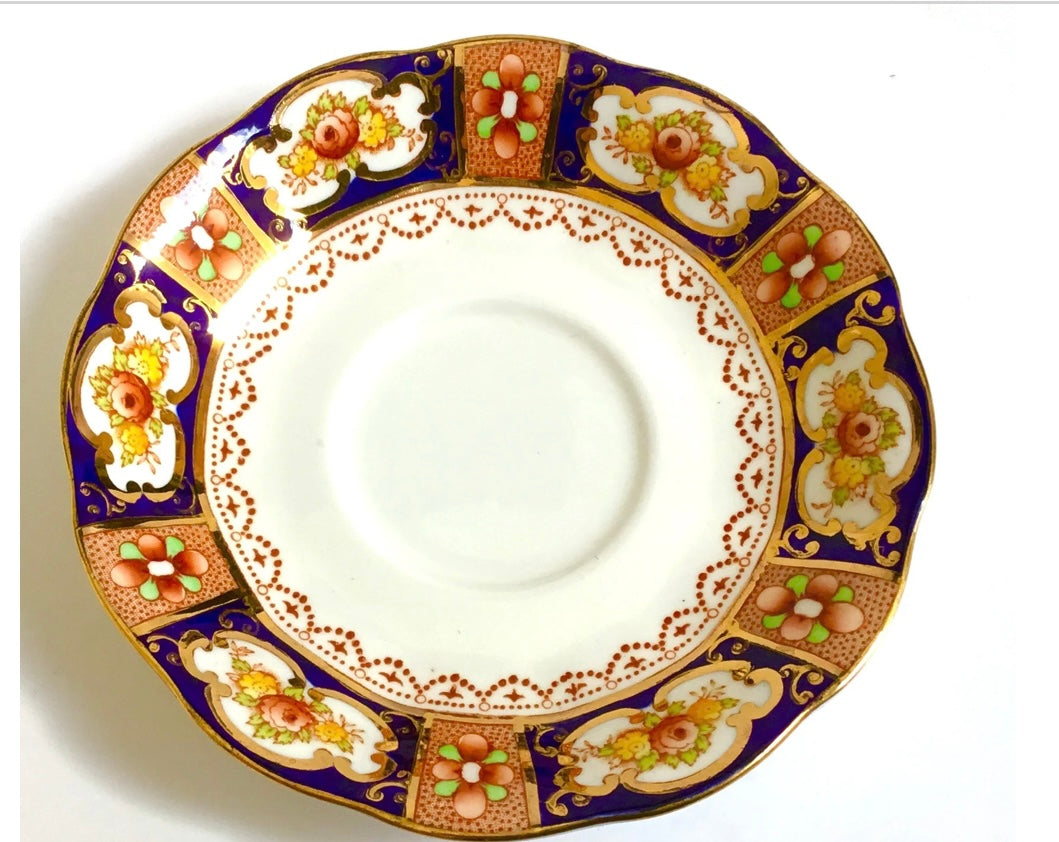 Royal Albert Heritage Saucer – English Bone China Floral Pattern