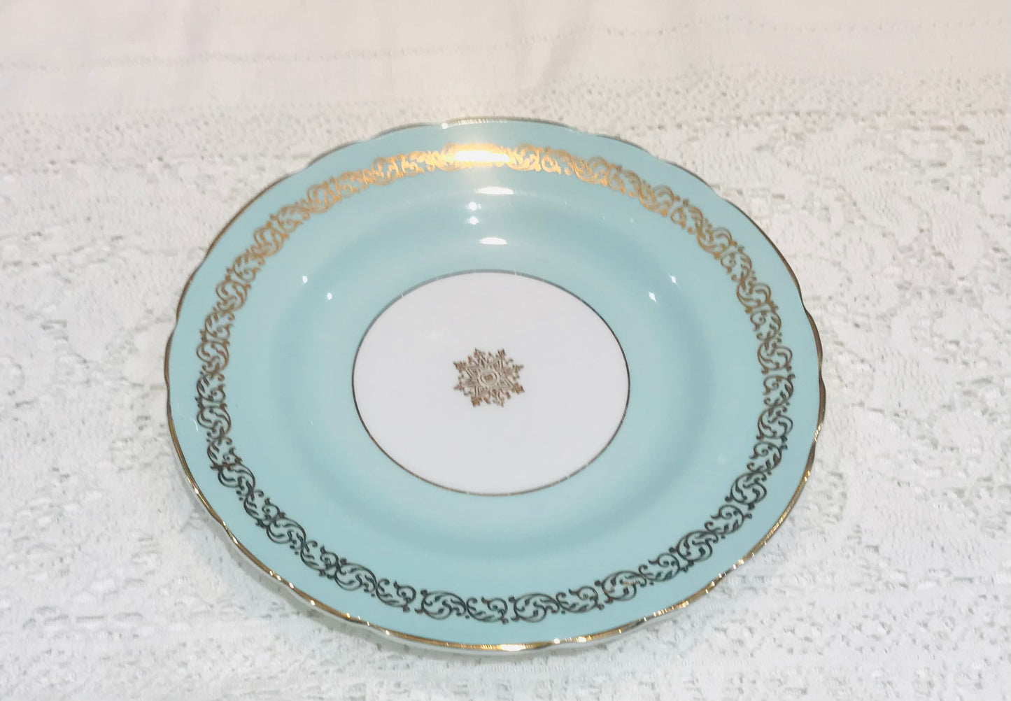 Sold - Tuscan Duck Egg Blue Vintage Tea Set