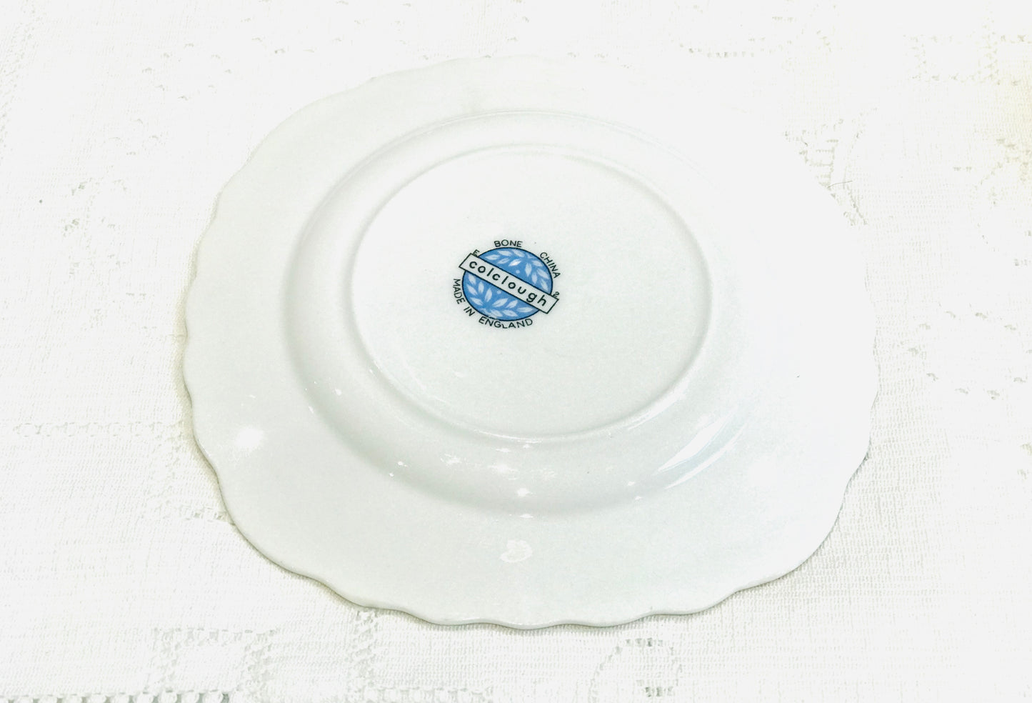 Pretty Vintage Pink Rose Teacup & Saucer Trio by Colclough China