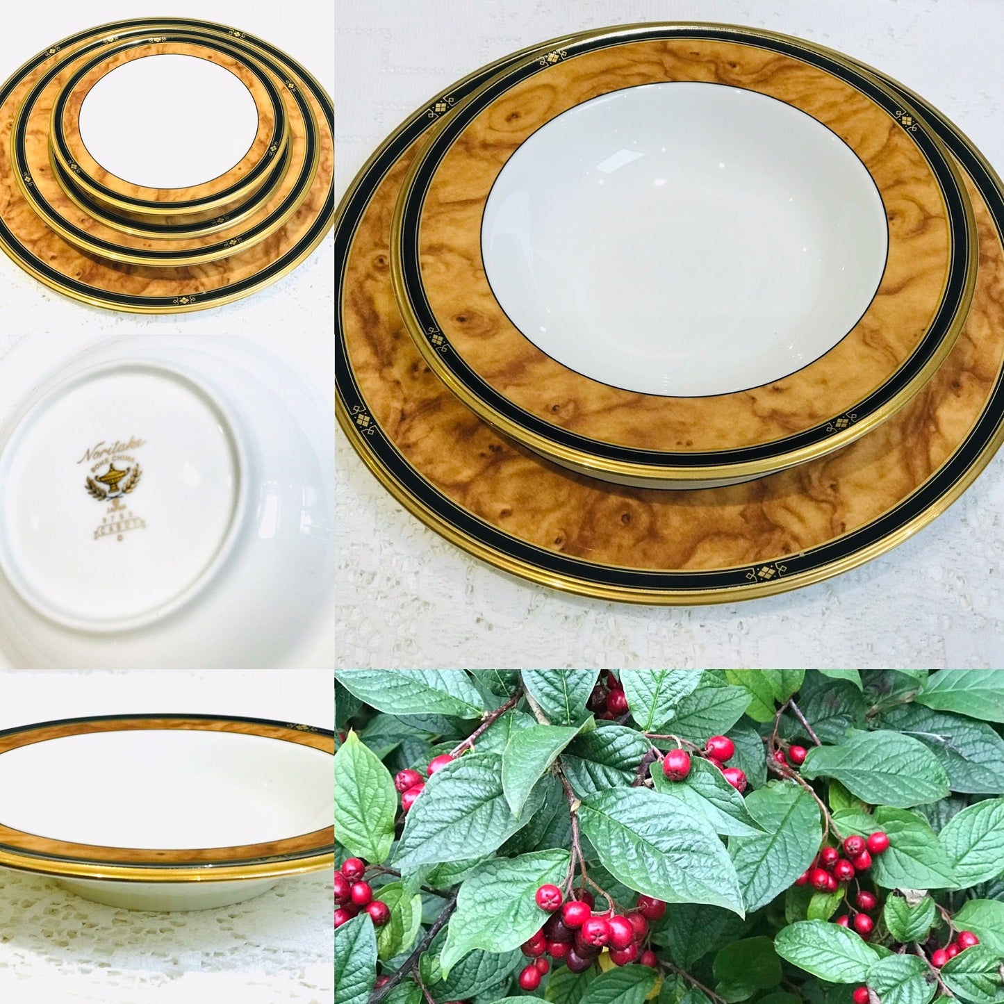 Bols de soupe/pâtes Noritake « Cabot » x 4