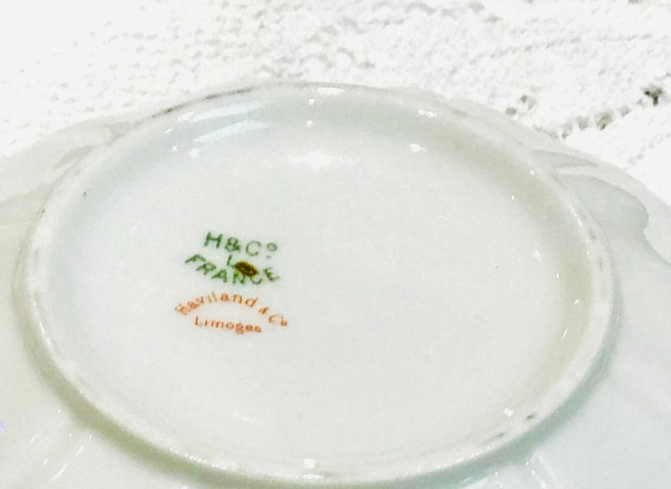 Assiette à gâteau vintage de Limoges