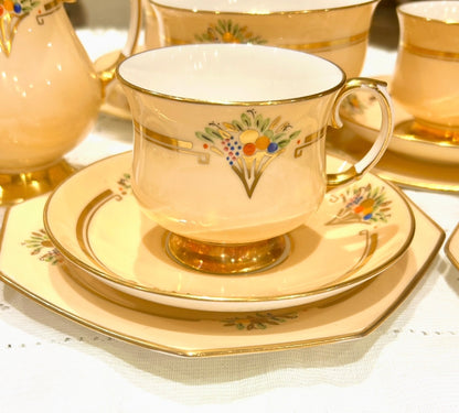 Paragon Star China Teacup & Saucer Set for Afternoon Tea