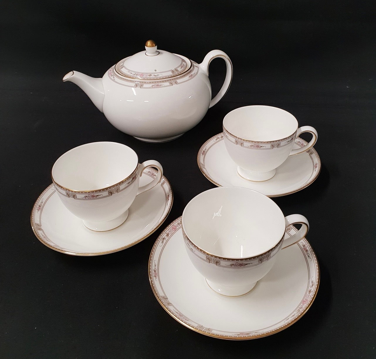 Wedgwood Contessa Bone China Tea Set – Vintage English Teaware