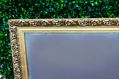 Contemporary Large Wall Mirror Gilt Edge Ornate Edge