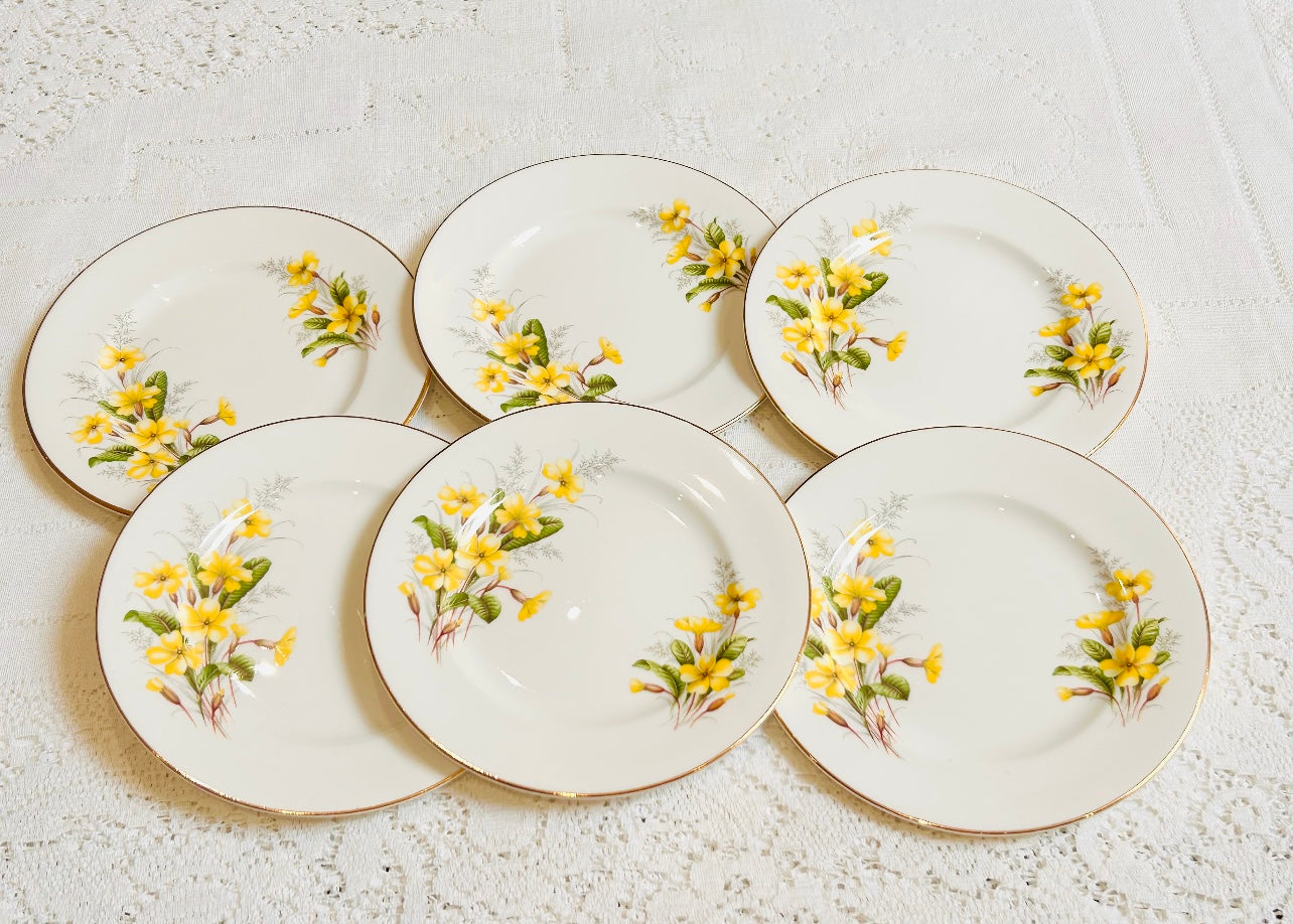 Sold - Royal Albert Yellow Primrose Tea Set