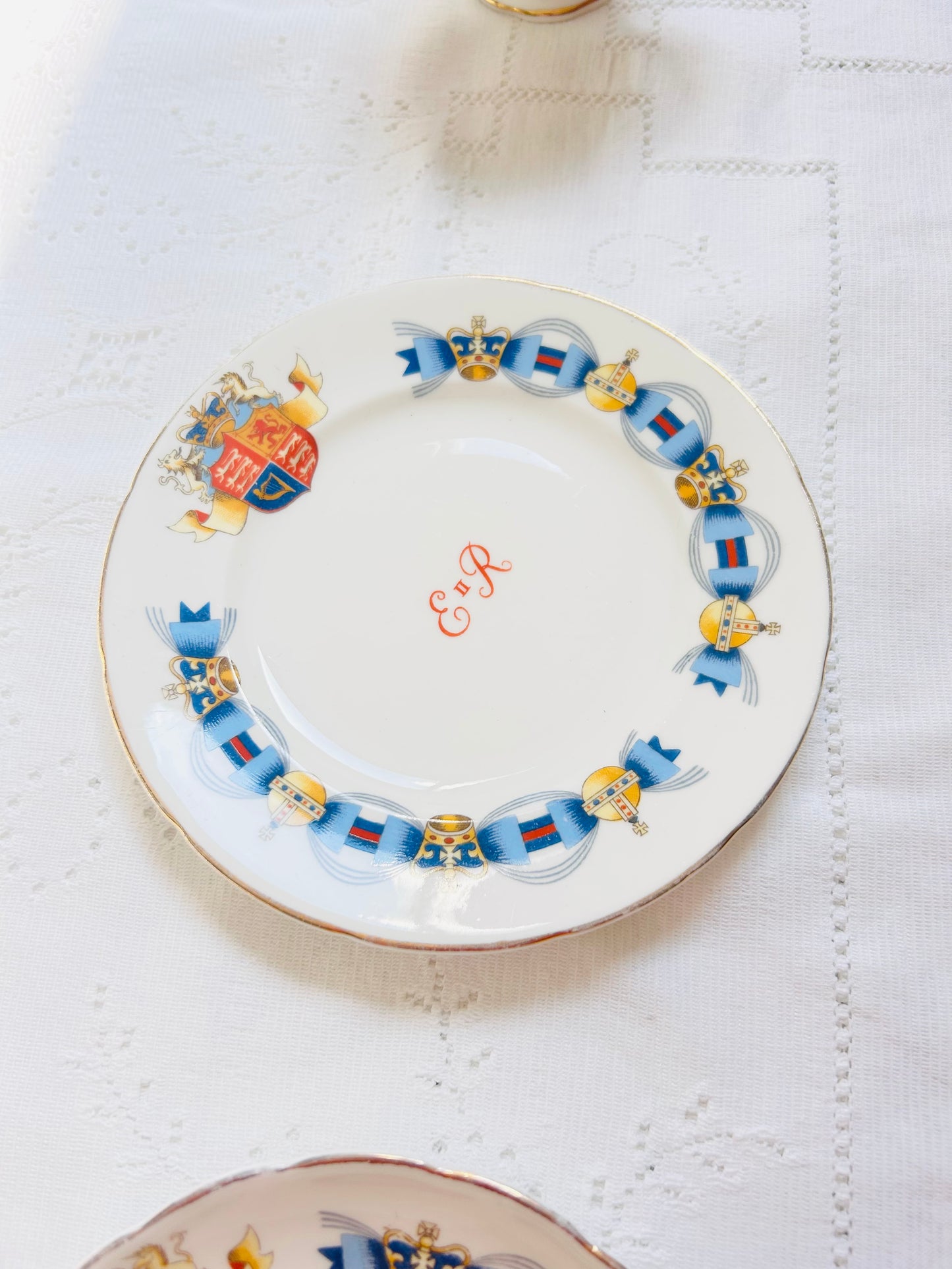 Vintage June 1953 Queen Elizabeth - Teacup & Saucer Set