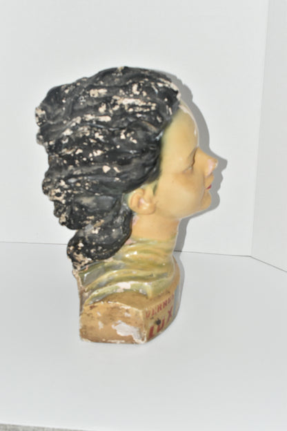 Sold Out - Vintage Italian  Mannequin Female Head Puntax Shop Display