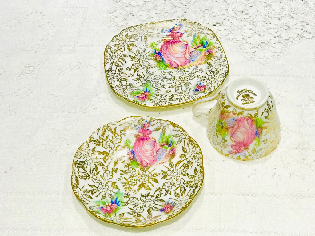 Pink Lady Teacup & Saucer set Royal Crown China