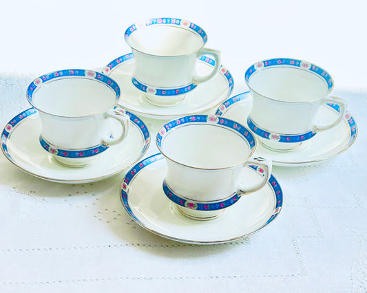 Paragon Star China Teacups & Saucers - Early Century