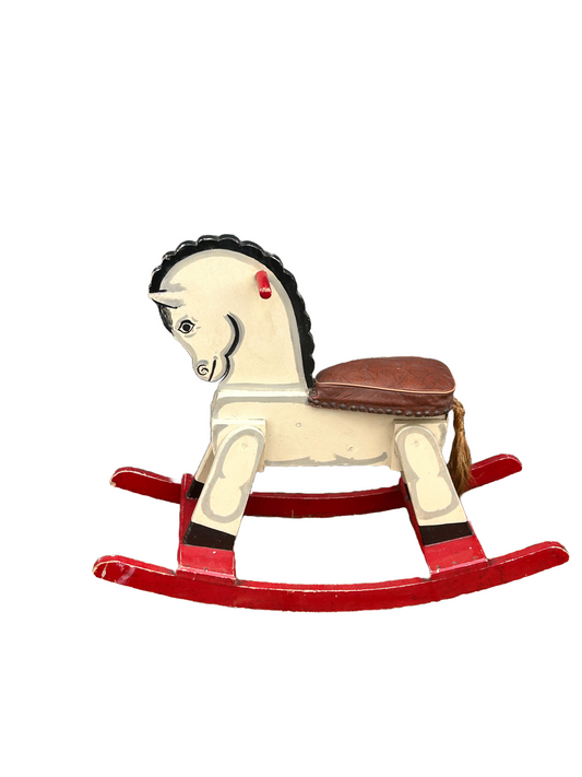 Vintage Mid Century Child’s Rocking Horse