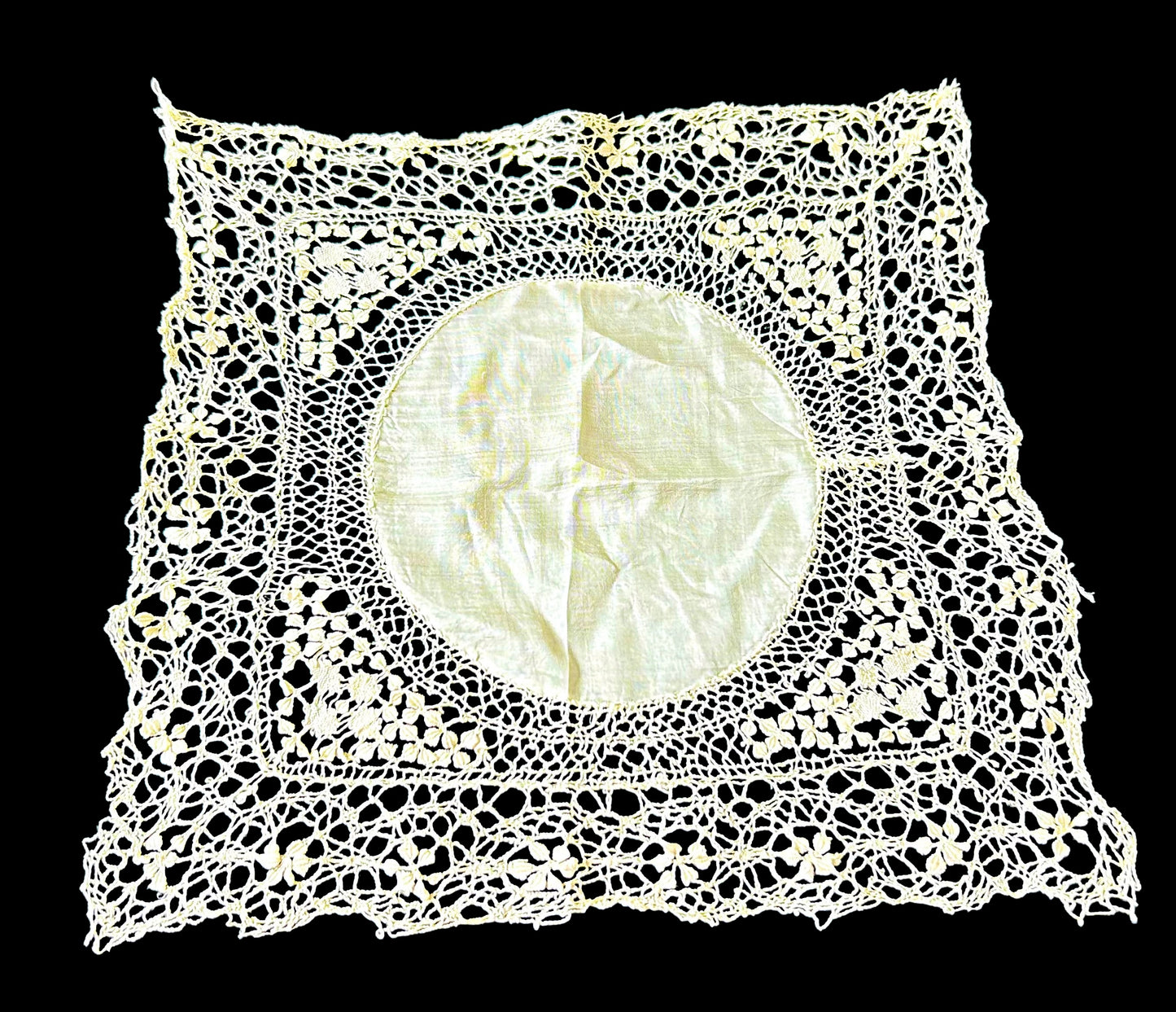 Vintage Lace & Silk Bride’s Handkerchief Trousseau