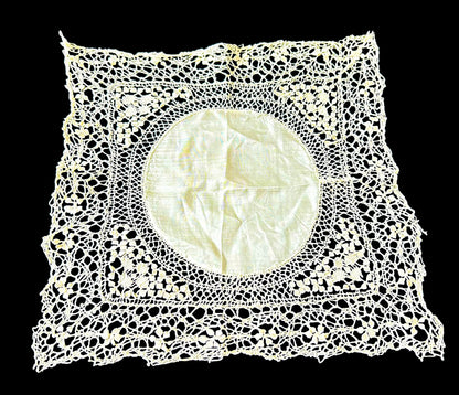 Vintage Lace & Silk Bride’s Handkerchief Trousseau