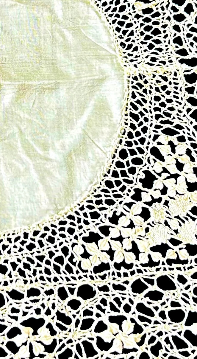 Vintage Lace & Silk Bride’s Handkerchief Trousseau