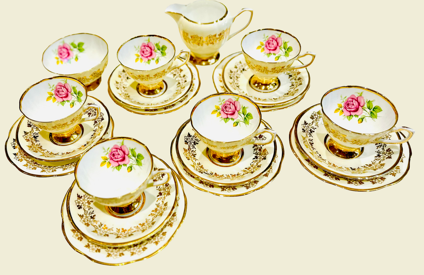 Mid-Century Clare China Tea Set – Made in England