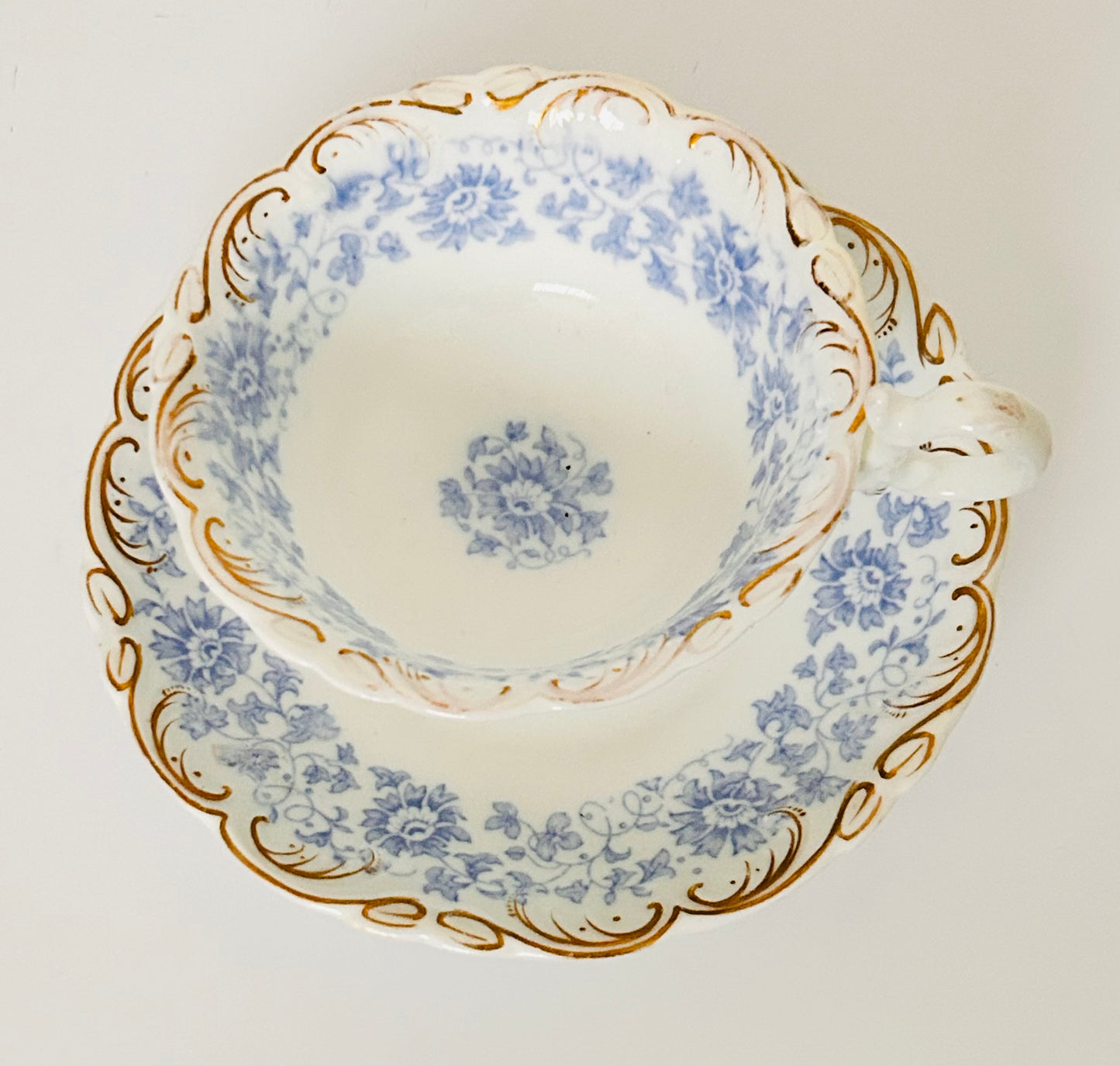 Antique Teacup & Saucer Set