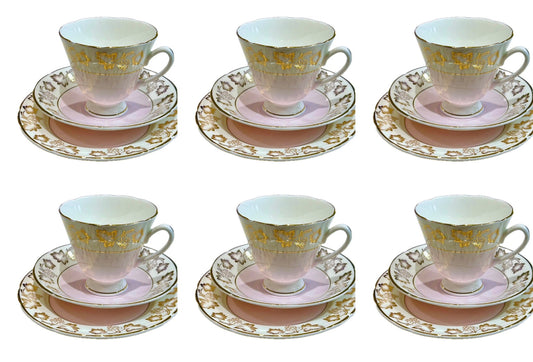 Sold Out - Pink & Gold Teacup Set