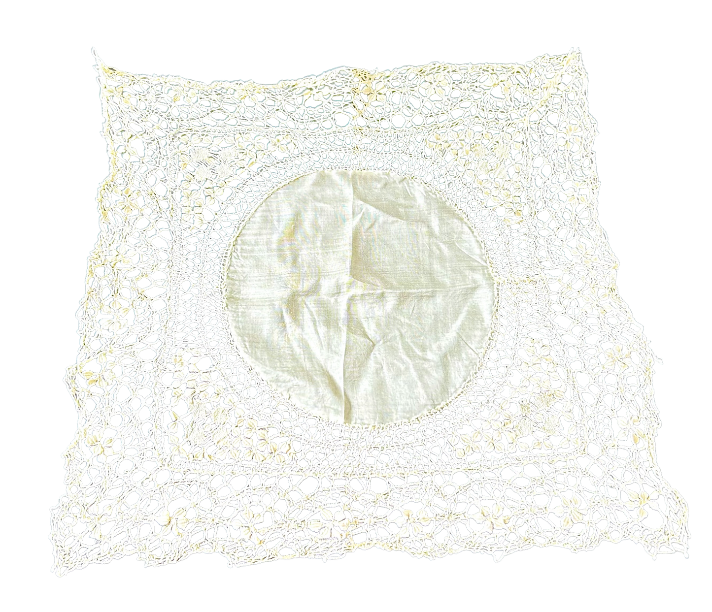 Vintage Lace & Silk Bride’s Handkerchief Trousseau