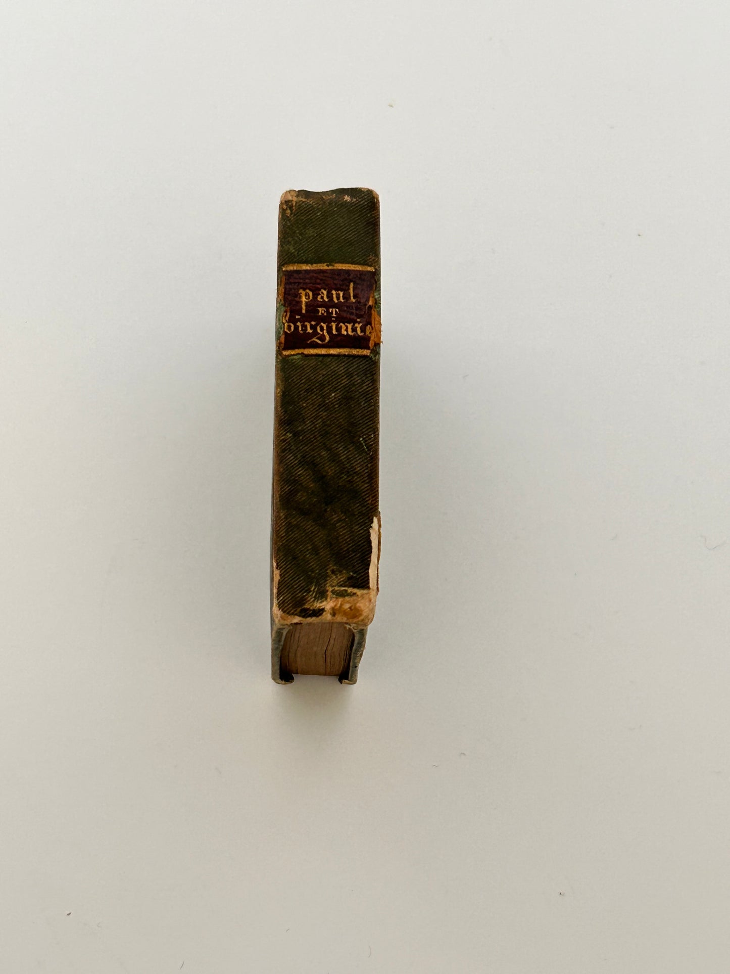 Miniature Antique Book Paul et Virginie Paris