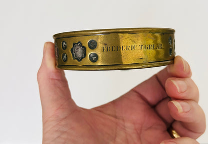 Victorian Brass Pet Collar