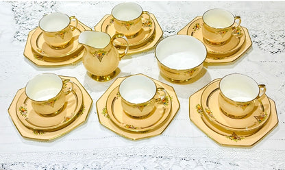 Paragon Star China Teacup & Saucer Set for Afternoon Tea