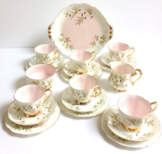 Royal Albert Tea Set - Pink Braemar