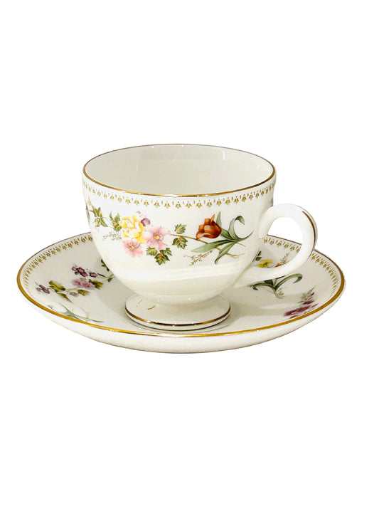 Wedgwood “Mirabelle” Bone China Floral Tea Set