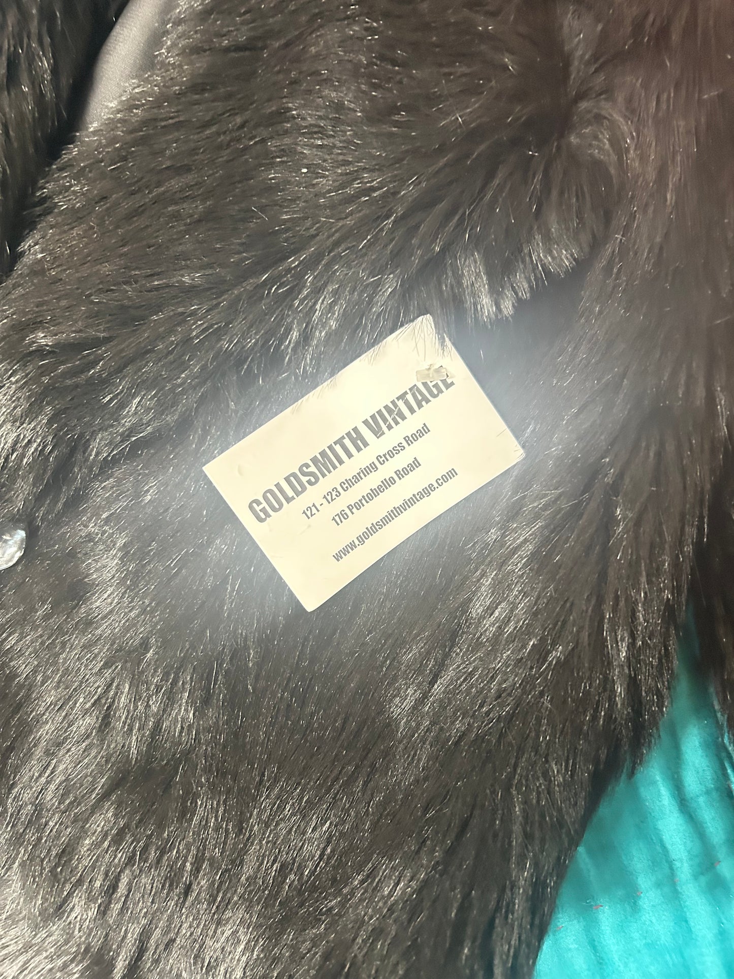 Vintage Winter Fur Coat - by  Goldsmith Vintage Portobello Road – Refurbished Statement Outerwear - orginal  piece - label attached - new