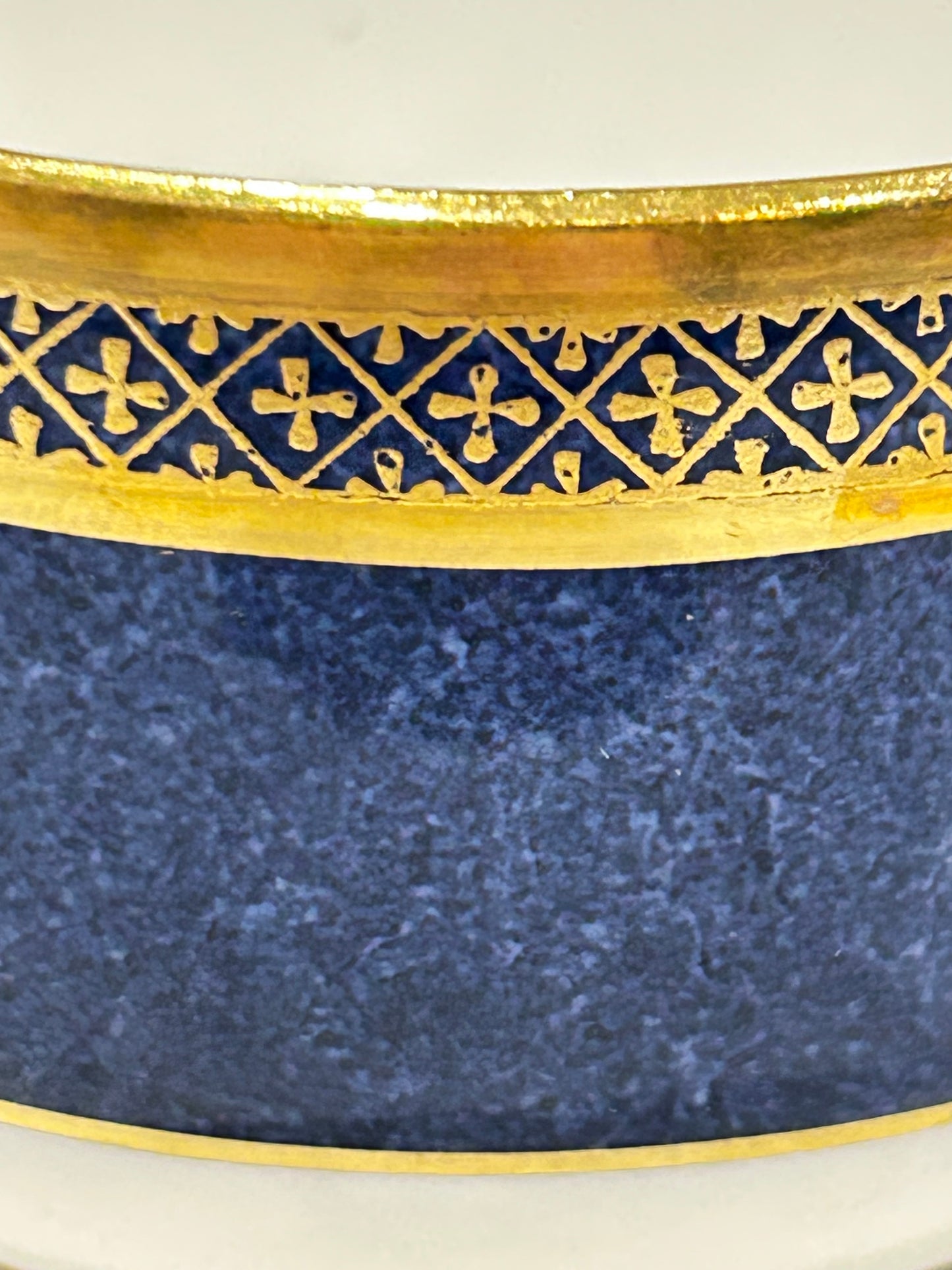 Vintage Teacups - Mid Century Blue & Gold Carltonware