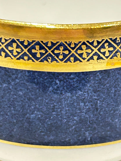 Vintage Teacups - Mid Century Blue & Gold Carltonware