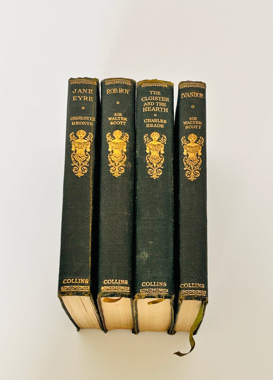 Set of Vintage Classic Books by Sir Walter Scott